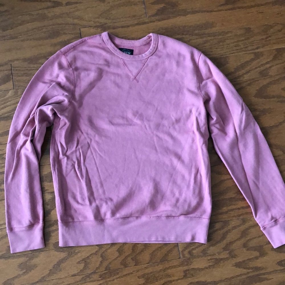 Mens salmon colored J Crew medium sweater
